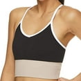 thumbnail image 4 of Gaiam Women's Strappy Wireless Bralette Medium Impact Longline Racerback, 4 of 5