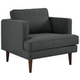 thumbnail image 2 of Modway Agile Upholstered Fabric Armchair in Gray, 2 of 5