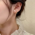 thumbnail image 4 of Fiudx Pendientes de Perla de Ópalo, Joyería de Alta Costura, Versátiles para Uso Diario, Diseño Único para Cualquier Ocasión, Ideal Como Regalo de Cumpleaños, Aniversario y Festividades, Accesorio de, 4 of 6