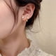 thumbnail image 4 of Pendientes para mujer, regalos para mujer, pendientes de perlas de ópalo de alta moda para mujer, pendientes de moda versátiles, pendientes con personalidad, pendientes, cosa, 4 of 5