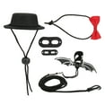 thumbnail image 1 of Reptile Harnessand Leash,Reptile Harness and Leash Lizard Traction Rope Hat Bowtie Set Reptile Lizard Leash Kit Masterfully Created, 1 of 8