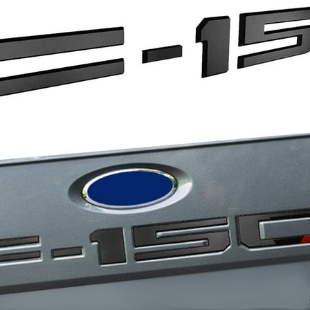 Tailgate Insert Letters Compatible with f 150 2021-2025 3D Emblems with Strong Adhesive Matte Black