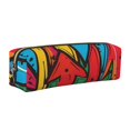 thumbnail image 1 of Balery Colorful Arrow Graffiti Pattern Estuche de Lápices de Cuero Impreso, Estuche para Suministros de Arte, Estuche de Lápices con Cremallera, Estuche de Almacenamiento de Papelería, 1 of 7