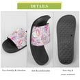 thumbnail image 7 of GZHJMY Stylish Slides for Women Men, Cute Pink Watermelon Unicorn Ice Cream Soft Flexible Slip-on Sandals Slippers, 7 of 7