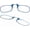2 Pack - Blue, variant on Always With You by ThinOptics Armless Reading Glasses Multi-Pack - Ultra-Thin, Lightweight Pocket Readers for Men & Women - Slim, Comfortable Design - 2 Pack Black, 2.0x