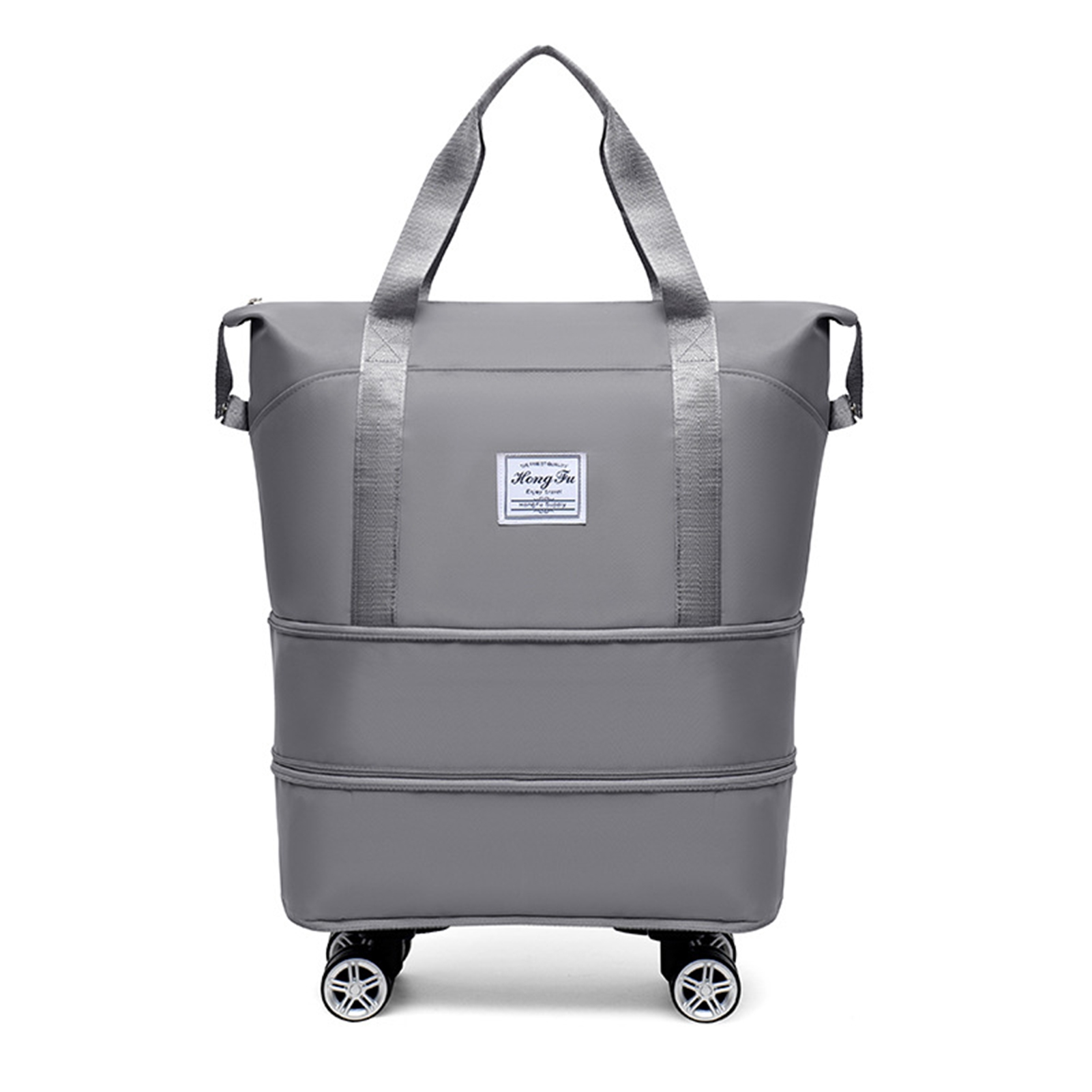 Callipe Travel Expandable Luggage Bag with Multiple Compartments Large Capacity Zipper Closure Waterproof Duffel Bag Suitcase with Wheels