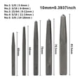 thumbnail image 4 of Riwesomey Extractor de tornillos de 5 uds., removedor de tornillos de Metal portátil duradero, resistente a la corrosión, piezas de herramientas de Artesanía Riwesomey TO011048-00, 4 of 6