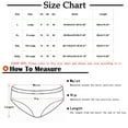 thumbnail image 2 of Bigersell Seamless Panties Clearance Womens Thong Underwear Seamless Panty Style P-56 Polyester Cheeky Panties Ladies Seamless Thong Briefs High Waist Women's Bikini Panties Purple L, 2 of 3