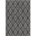 thumbnail image 3 of Hauteloom NACO Living Room, Bedroom Patio Outdoor Area Rug - Gray, Beige - 5'3" x 7'3"-Oval, 3 of 15