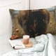 thumbnail image 4 of Fotbe Grassland Sunflower Cow Funda de Almohada Decorativa Estilo Occidental, Lujo en Algodón, Fundas para Almohadas King, Cojín Estampado para Decoración del Hogar-20"x30", 4 of 6