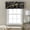 Black Gold, variant on Kitchen Curtain Valance Minimalist Solid Color Lilac Rod Pocket Window Valances,Light Purple Monochrome Art Small Windows Treatment for Living Room Bedroom,42"x12"