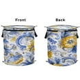 thumbnail image 2 of 50L Large Capacity Foldable Elastic Storage Basket Laundry Basket Detailed Painting, 2 of 7