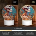 thumbnail image 3 of Sikiie Artistic Orange Carnation Skull Acrylic Night Light Gift Custom Acrylic Night Light LED Lights for Bedroom Home Office, 3 of 9