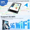 thumbnail image 4 of Radio para auto Jufodrca Chevy Cruze 10.4" Android 15 GPS WiFi, 4 of 9
