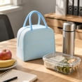 thumbnail image 6 of Lunch Bag Lunch Box for Women & Men, Insulated Lunch Box with Handle, Leakproof Reusable Lunch Tote Bags for Work/Office/Travel/Picnic(Blue), 6 of 7