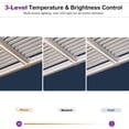 thumbnail image 2 of PURPLE LEAF 11x23 ft Louvered Pergola Solar LED Lights Heavy Duty Aluminum Outdoor Hidden Drainage System Patio Backyard Garden Deck White, 2 of 5