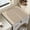 K, variant on 50x50cm Waterproof Leather Mat for Bedside Tables, Anti-Slip Surface Protector Compatible with Washing Machines, Dryers, and Balcony Tables