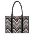 thumbnail image 5 of Wrangler Aztec Tote Bag for Women Western Top Handle Handbags and Purses, Gray, 5 of 7