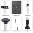 thumbnail image 4 of Renwick Manual 118″ L Retractable Awning with Adjustable Angle & Height, Dark Gray, 4 of 6