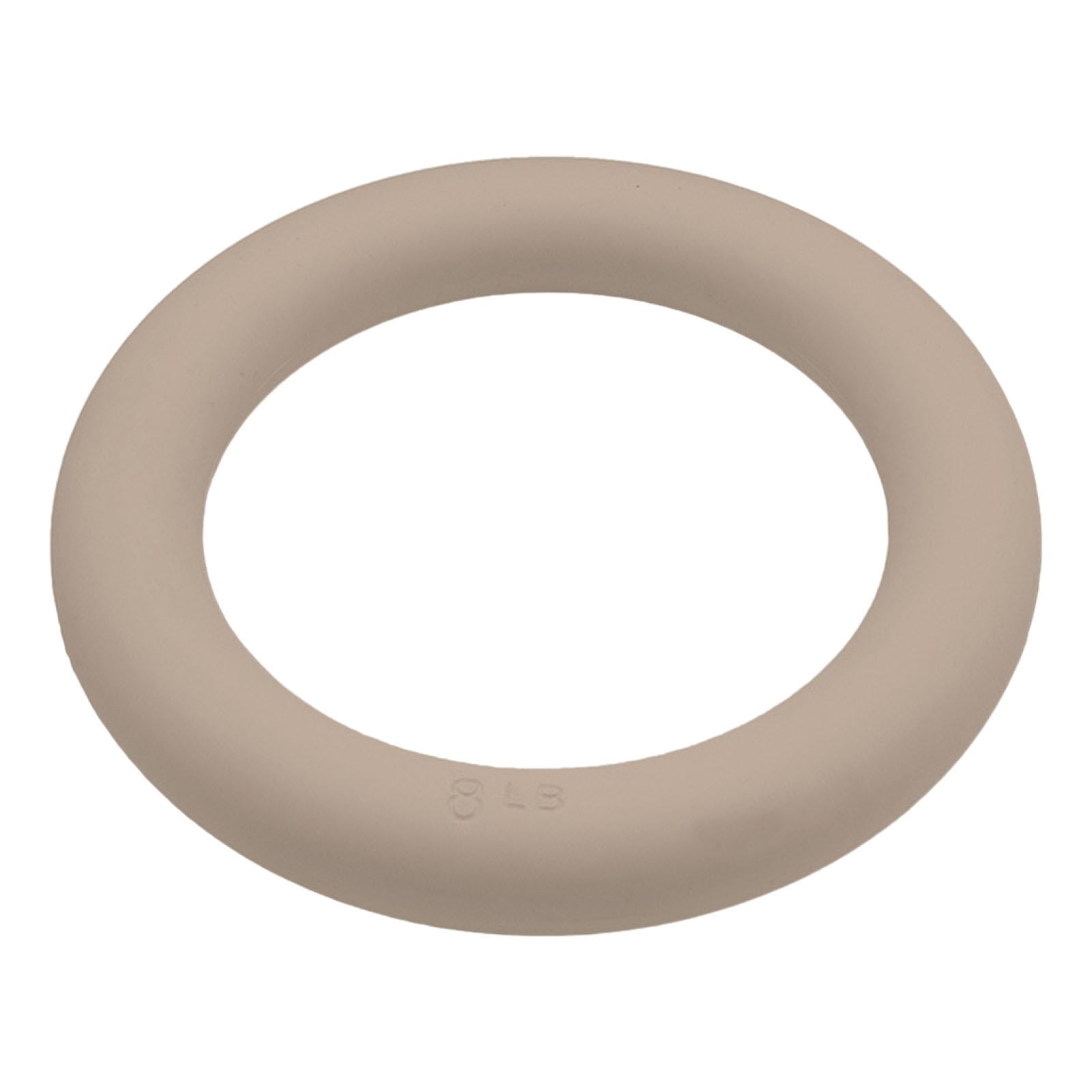Dualoai Power Ring 8lbs Ergonomic Kettlebell for Home Fitness Core Training Aerobics light brown