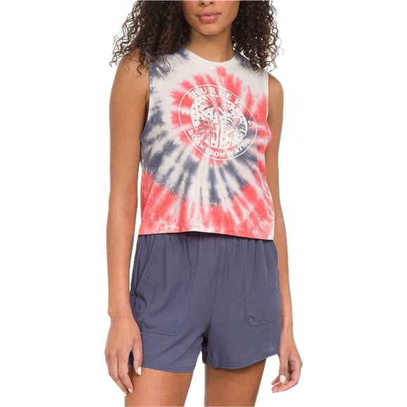 Hurley Womens Palmicana Muscle Tank Top americanaspiral S