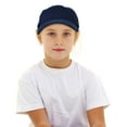 thumbnail image 4 of DALIX Youth Girls Boys Dad Hats Baseball Caps (Cheap 2 for 1 Deal) in Navy Blue, 4 of 6