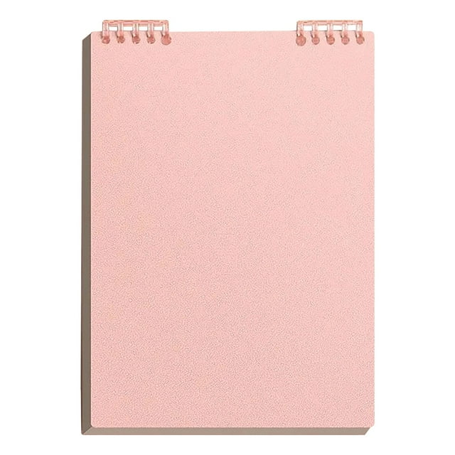 Jierger Refillable Top Bound Spiral Notebook, A5 Size 120 Pages with 8mm Ruled Lines, Thick Waterproof Hardcover for School, Office, Graduation Note-Taking Supplies
