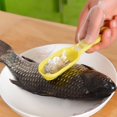 thumbnail image 3 of Wdftyju Escamas de pescado de plástico Rallador Rallador Herramienta de limpieza de pescado Dispositivo de escala de raspado Wdftyju 2nd2sa7ha5sh0pu7, 3 of 6