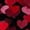 A002-Hot Pink, variant on Valentine's Day Pajama Pants Women Drawstring Wide Leg Lounge Pants Love Heart Print Soft Cozy Sleep Trousers
