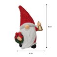 thumbnail image 4 of Nain de Noël en polyrésine Holiday Time de 20 cm avec cloche - Rouge, 4 of 4