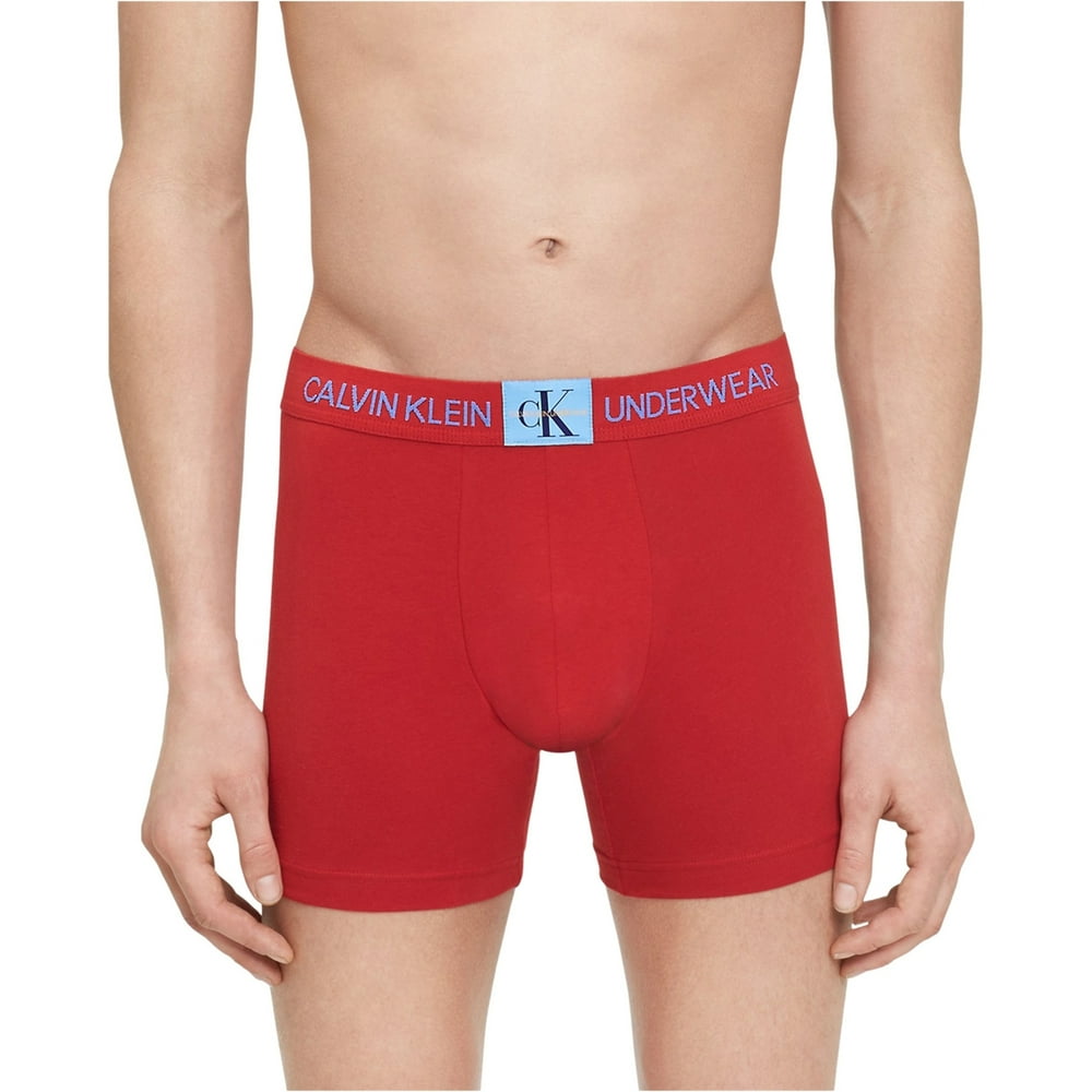 red calvin klein pants