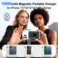 thumbnail image 4 of Power Bank Vexnara 10000 mAh inalámbrica de carga rápida de 20 W, 4 of 9