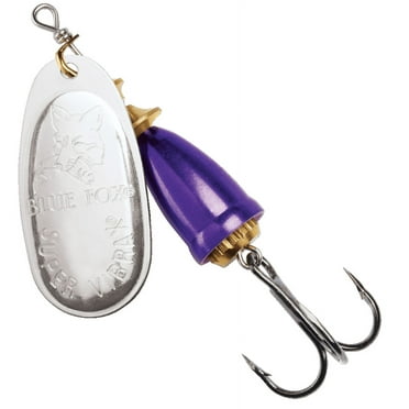 Blue Fox Rattlin' Pixee Spoon 1/2 Holographic Blue / Orange Insert ...