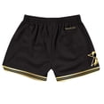 thumbnail image 3 of Women's Mitchell & Ness  Black Philadelphia 76ers Hardwood Classics Golden Jump Shot Shorts, 3 of 3