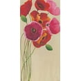 thumbnail image 2 of Summers, Elle 14x24 White Modern Wood Framed Museum Art Print Titled - Tall Poppies 1, 2 of 4