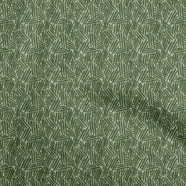 oneOone Cotton Cambric Forest Green Fabric Abstract Sewing Craft Projects Fabric Prints By Yard 56 Inch Wide