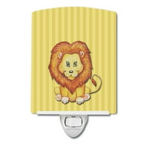 Caroline's Treasures BB7146CNL Lion Ceramic Night Light, 6x4x3", multicolor