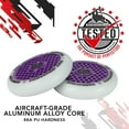 thumbnail image 3 of 110mm Honeycore Wheels - White/Purple, 3 of 6