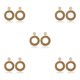 thumbnail image 1 of Sonducket Artículos trenzados de ratán clásicos, pendientes occidentales, joyería ligera de estilo bohemio geométrico para mujeres y niñas, estilo de Type2 NO2 Sonducket  CBP200930, 1 of 5