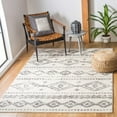 thumbnail image 2 of SAFAVIEH Tulum Tobias Distressed Geometric Area Rug, 6'7" x 8'7", Ivory/Grey, 2 of 7