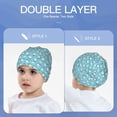thumbnail image 6 of Honeii Cartoon Teeth Print Kids Knit Beanie Watch Hat ,Knit Cap for Boys and Girls, 6 of 7