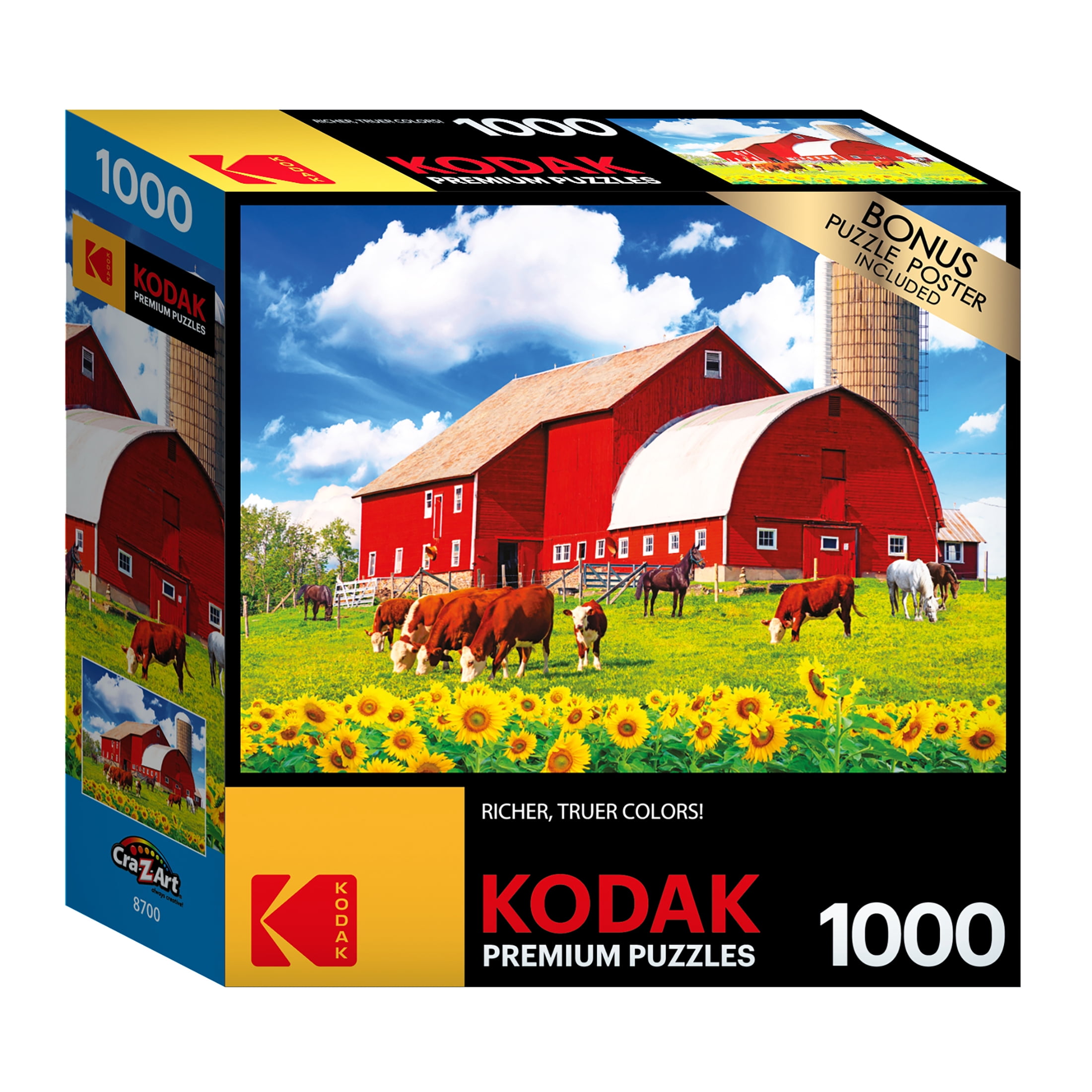 Cra-Z-Art Kodak 1000-Piece On the Farm Adult Jigsaw Puzzle