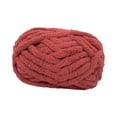 thumbnail image 4 of Hilo de lana grueso BLESIY Hilo de peso Hilo de tejer a mano Hilo Jumbo Rojo oscuro, 4 of 8