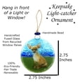 thumbnail image 2 of Ruth's Ethical Goods Chihuahua Dog Christmas Tree Ornament - Art Glass Light Catcher, 2 of 4