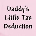 thumbnail image 2 of CafePress - Daddy's Little Tax Deduction Infant Bodysuit - Baby Light Bodysuit, Size Newborn - 24 Months, 2 of 4