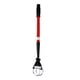 thumbnail image 2 of Recogedor de pelotas de golf telescópico con agarre para putter, tenis y recogedor. Rojo Negro 60x183cm, 2 of 9