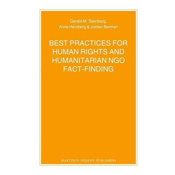 Nijhoff Law Specials Best Practices for Human Rights and Humanitarian Ngo Fact-Finding, Book 78, (Paperback)