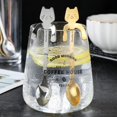 thumbnail image 6 of Yidarton Cartoon Cat Stainless Steel Spoon Cute Coffee Mixing Hang Spoon Mug Spoon Rose Gold, 6 of 8