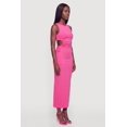 thumbnail image 2 of Women's Drawstring Side Detail Side Slit Maxi Dress, 2 of 3
