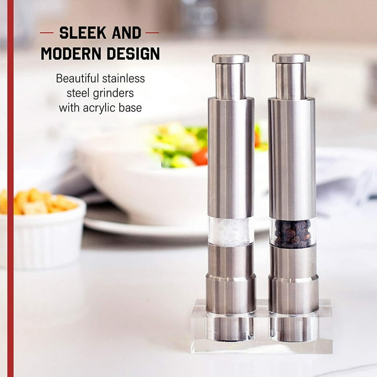 Scandinavian pepper grinder set (17cm) + STARTERPACK (3x20g) - Add